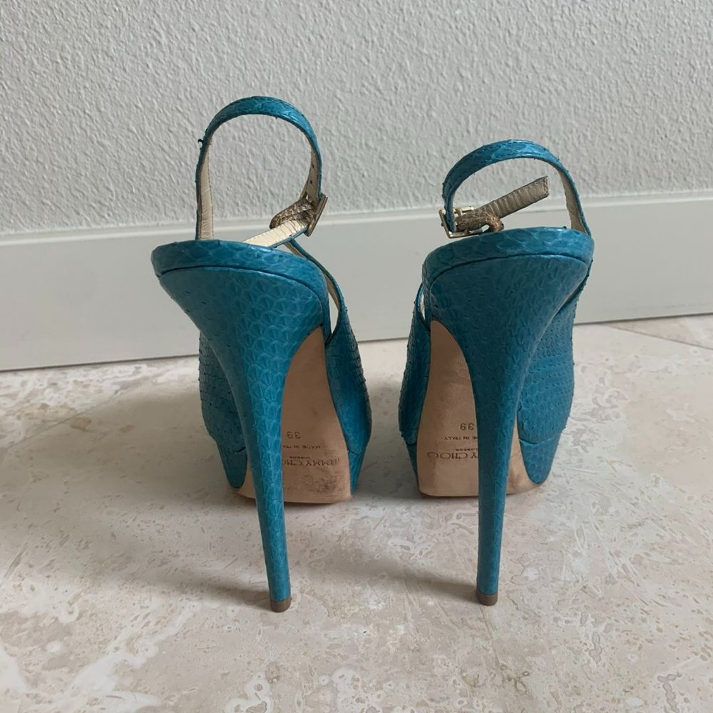 Jimmy Choo Python Heels - Picture 3 of 6